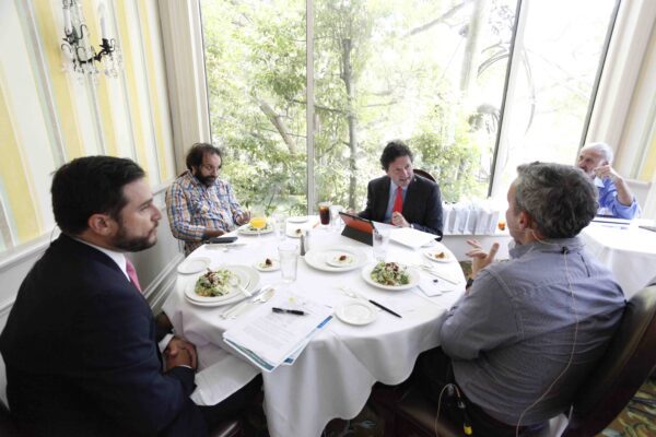 Jonas Chartock, PH Fred, Peter Ricchiuti, Matt Candler, Out to Lunch at Commander's Palace