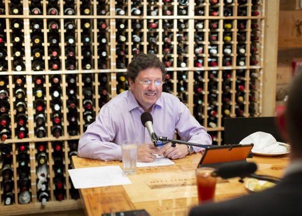 Peter Ricchiuti, in the Wine Room at Commander's Palace