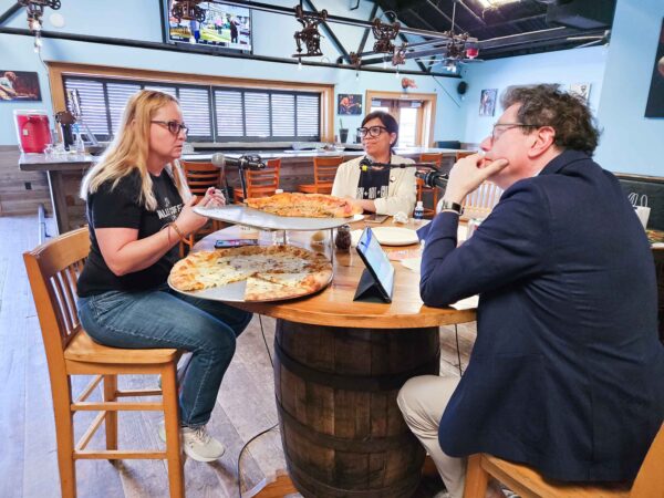 Paola Barona, Sabrina Short, Peter Ricchiuti, Out to Lunch at NOLA Brewing