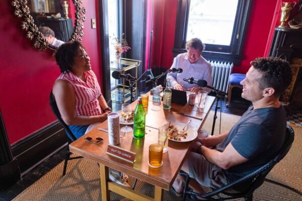 Kristen Dufauchard, Peter Ricchiuti, Marco Nelson, Out to Lunch at Columns in Uptown New Orleans