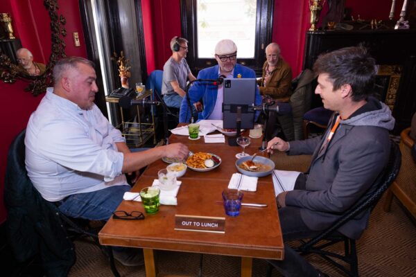 Mike Grote, Eric Murrell, Andrew Ward, Grant Morris, Aaron Frumin, Out to Lunch at Columns in Uptown New Orleans