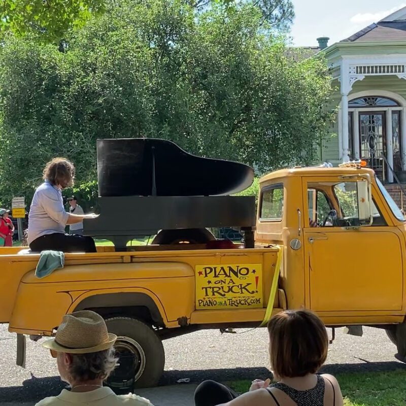 Piano on a Truck is, well, a piano on a truck