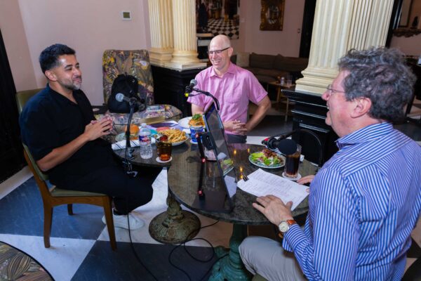Rami Bader, Scott Bourne, Peter Ricchiuti, Out Lunch at The Columns Hotel