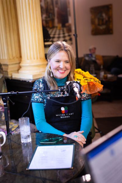 Catherine Todd, Co-Founder of Where Y'Art Works, the conduit between local artists and commercial spaces that need art on the walls, including banks and hospitals, in Louisiana and Mississippi