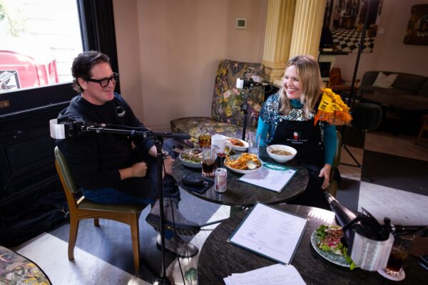 Kenneth Purcell and Catherine Todd, Out to Lunch at Columns in Uptown New Orleans