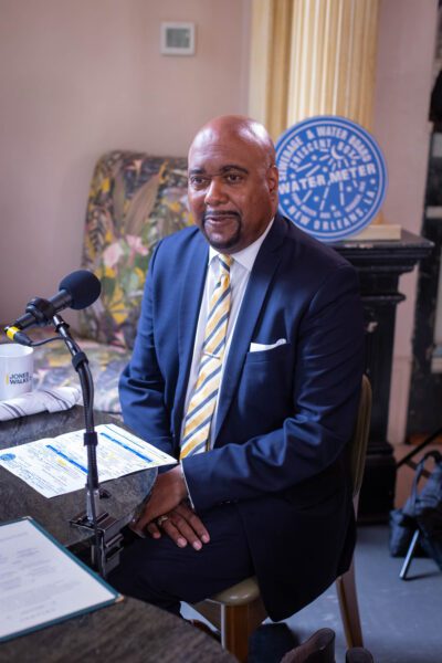 Randy Hayman, Executive Director of the Sewerage & Water Board of New Orleans, on the subject of the place of the organization in New Orleans, tells Peter, "A city doesn't run on gasoline, it runs on H-2-O."