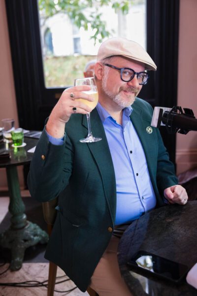 Andrew Ward sits in for Peter Ricchiuti hosting Out to Lunch at Columns on St Charles Avenue in Uptown New Orleans