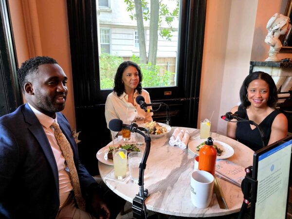 Charles Aponza, Jessica Allen, Kimberly Novod, Out to Lunch at Columns in Uptown New Orleans