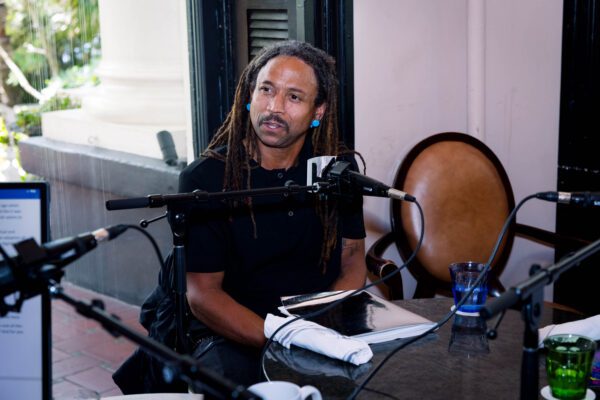 Marcus Brown, a digital artist and teacher at NOCCA, is both creator of the groundbreaking augmented reality piece Slavery Trails and of augmented reality pieces for commercial use from city tours to neurology