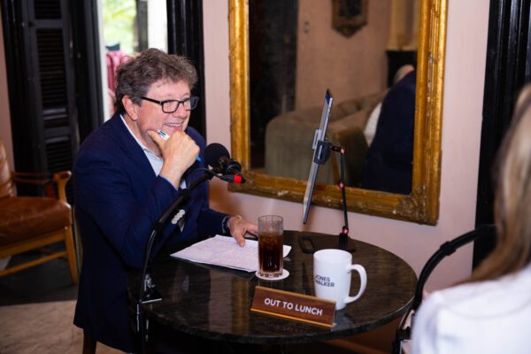 Peter Ricchiuti hosts Out to Lunch at The Columns Hotel on St Charles Avenue in Uptown New Orleans