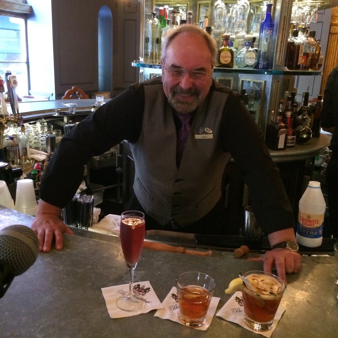 Marvin Allen, Head Bartender of the Carousel Bar in New Orleans